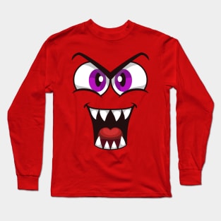 Big angry face Long Sleeve T-Shirt